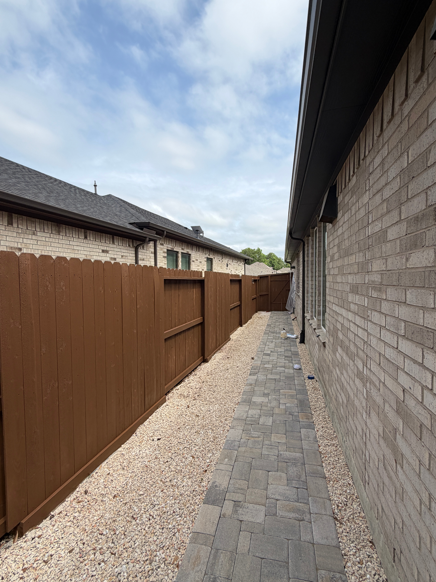 Mahogany fence