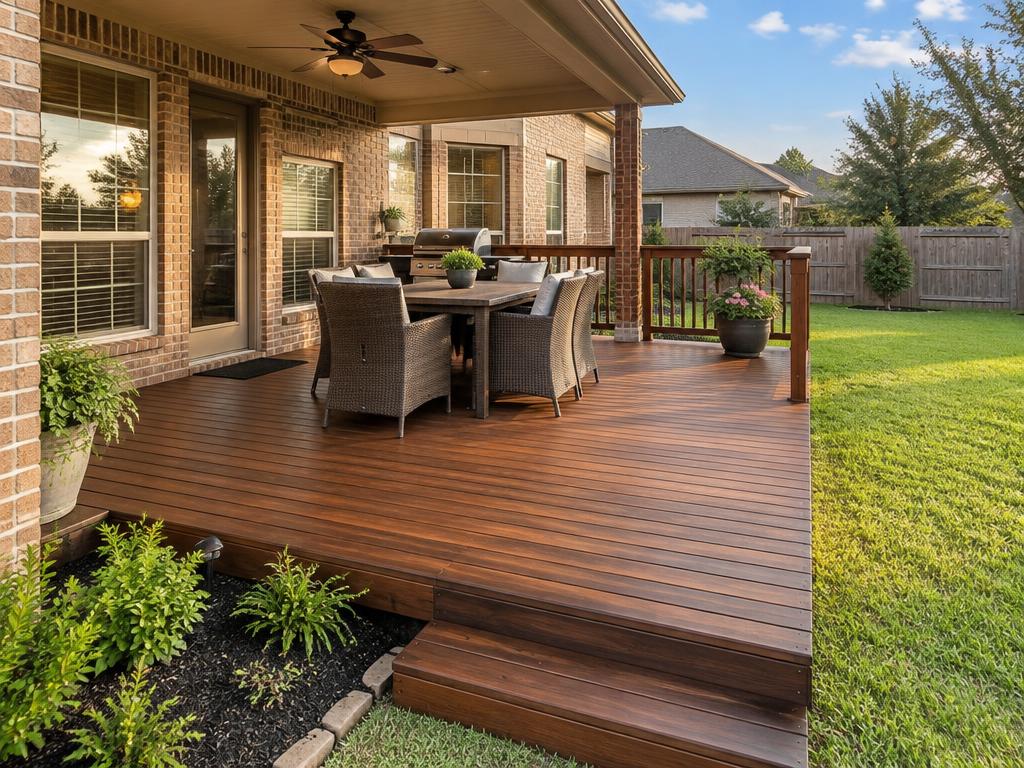 Deck Staining in Houston, TX by Sterling Fence Staining